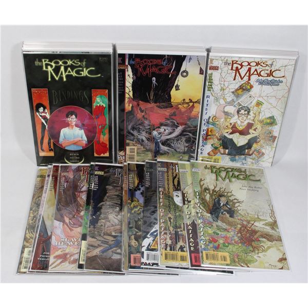 #1263 Lot of 41 Vertigo Comics The Books of Magic
