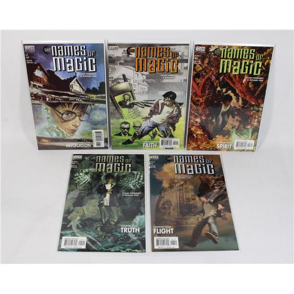 #1264 Vertigo Comics The Names of Magic #1-#5 Full