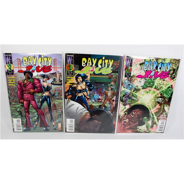 #1280 Wildstorm Comics Bay City Jive #1-#3 Full