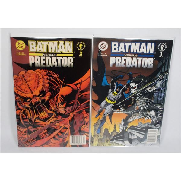#1291 DC Darkhorse Comics Batman Vs Predator #1-#2