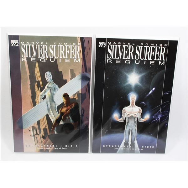 #1304 Marvel Comics Silver Surfer Requiem #1-#2