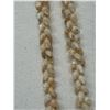 Image 16 : Niihau Triple-Strand Shell Lei, Pikake Style w/ COA 40"L