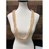 Image 2 : Niihau Triple-Strand Shell Lei, Pikake Style w/ COA 40"L