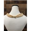 Image 3 : Niihau Triple-Strand Shell Lei, Pikake Style w/ COA 40"L