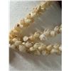 Image 5 : Niihau Triple-Strand Shell Lei, Pikake Style w/ COA 40"L