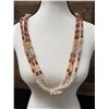 Image 10 : Niihau Triple-Strand Shell Lei Kipona w/ COA 38"L