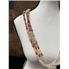 Image 11 : Niihau Triple-Strand Shell Lei Kipona w/ COA 38"L