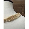 Image 9 : Niihau Triple-Strand Shell Lei Kipona w/ COA 38"L