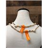Image 5 : Qty 2 Hilo Hattie Orange Label Shell Lei 36"L