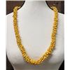 Image 1 : Poe Poe Mongo Yellow Shell Lei 32"L