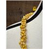 Image 8 : Poe Poe Mongo Yellow Shell Lei 32"L