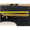 Image 9 : Poe Poe Mongo Yellow Shell Lei 32"L