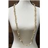 Image 1 : Hawaii Sea Snail Shell Lei w/ High Luster Silver Color 42"L