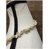 Image 6 : Hawaii Sea Snail Shell Lei w/ High Luster Silver Color 42"L
