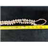 Image 10 : Pikake Style Shell Lei w/ Double Strand Pendant 34"L