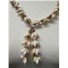 Image 2 : Pikake Style Shell Lei w/ Double Strand Pendant 34"L