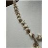 Image 3 : Pikake Style Shell Lei w/ Double Strand Pendant 34"L