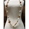 Image 2 : One-of-a-Kind Scallop & Pressed Cork Lei from Japan 36"L
