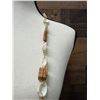 Image 5 : One-of-a-Kind Scallop & Pressed Cork Lei from Japan 36"L