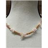 Image 3 : Hand Carved  Mother of Pearl Necklace w/ Dolphin & Shark Amakua 16"L