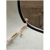 Image 4 : Hand Carved  Mother of Pearl Necklace w/ Dolphin & Shark Amakua 16"L