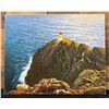 Image 1 : Makapuu Lighthouse Original Oil Painting by Daniel Kim '05, Unframed 20" x 16"