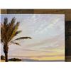 Image 5 : Palm Tree Artwork by School of Daniel Kim Artist Sukjun, Unframed 20" x 16"