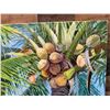 Image 2 : Coconut Palm Artwork by School of Daniel Kim Artist Young Chui, Unframed 20" x 16"