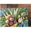 Image 5 : Coconut Palm Artwork by School of Daniel Kim Artist Young Chui, Unframed 20" x 16"
