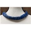 Image 1 : Vintage Domed Hawaiian Pheasant Feather Hat Band Lei on Flannel (Rare) 25"L