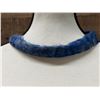 Image 3 : Vintage Domed Hawaiian Pheasant Feather Hat Band Lei on Flannel (Rare) 25"L