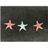 Image 5 : Qty 3 Hawaii Glass Co. Starfish Pendants 2" Dia