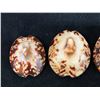 Image 2 : Qty 4 Polished Turtle Limpet Sea Shells, Misc Sizes