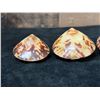 Image 4 : Qty 4 Polished Turtle Limpet Sea Shells, Misc Sizes