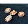 Image 6 : Qty 4 Polished Turtle Limpet Sea Shells, Misc Sizes