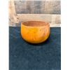 Image 2 : Antique Koa Wood 19th Century Calabash Bowl w/ Resin Restorations 6.5" Dia, 5"H