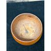 Image 5 : Antique Koa Wood 19th Century Calabash Bowl w/ Resin Restorations 6.5" Dia, 5"H