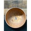 Image 6 : Antique Koa Wood 19th Century Calabash Bowl w/ Resin Restorations 6.5" Dia, 5"H