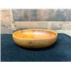 Image 4 : Hawaiian Monkey Pod (?) Bowl w/ Maker's Mark 12" Dia, 3"H