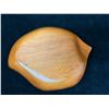 Image 6 : Small Koa Wood Leaf-Shaped Bowl Signed Blair Hawaii 8" x 2"H