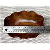 Image 4 : Small Carved Bowl Signed Kamani Wood, Approx. 7" x 5"