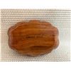 Image 6 : Small Carved Bowl Signed Kamani Wood, Approx. 7" x 5"