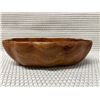 Image 7 : Small Carved Bowl Signed Kamani Wood, Approx. 7" x 5"