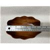 Image 10 : Small Carved Bowl Signed Kamani Wood, Approx. 7" x 5"