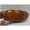 Image 6 : Small Carved Bowl Signed Kamani Wood, Approx. 7" x 5"