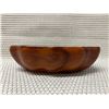 Image 8 : Small Carved Bowl Signed Kamani Wood, Approx. 7" x 5"