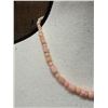 Image 2 : Angel Skin Coral Pikake Flower Lei w/ Coral Grotto Card 16"L