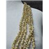 Image 4 : Mongo Yellow Shell 5-Strand Lei 32"L