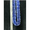Image 10 : White & Blue Lei w/ Kukui Nuts & Tie Closure Circa 1980's, 20"L