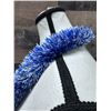Image 5 : White & Blue Lei w/ Kukui Nuts & Tie Closure Circa 1980's, 20"L